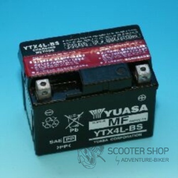 Baterie Yasa SUPER MF GELOVÁ YTX4L-BS