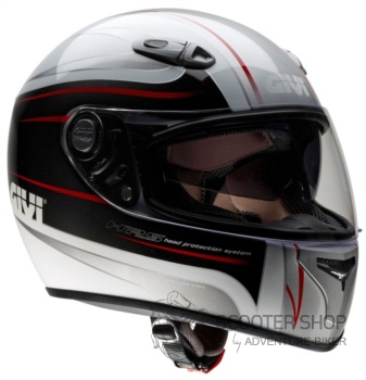Helma GIVI H40.1 FWHRD stříbrnočerná, se sluneční clonou