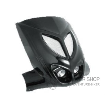 Přední maska BCD Extreme pro skútr MBK STUNT /AMAHA SLIDER - černá - 02300