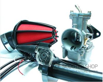 Sportovní sada karburátoru NARAKU 30mm ATV KYMCO 250/300 červená - 200.30