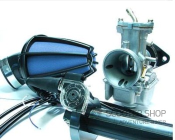 Sportovní sada karburátoru NARAKU 30mm ATV KYMCO 250/300 modrá - 200.3