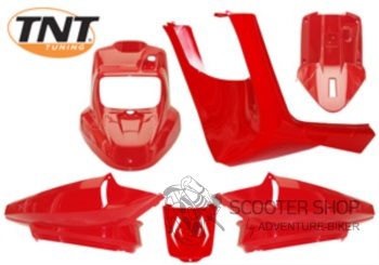 Sada plastů TNT pro MBK Booster 12" / YAMAHA BWs 12" 2004 - 5 ks - červená - 366165
