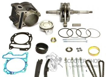 Sada pro RACING úpravu KUBLER na motory PIAGGIO Leader 125-200ccm 4T, LC