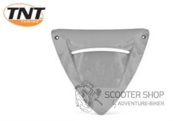 Přední štítek masky TNT na skútr Peugeot Speedfight II - stříbrná - 366881B