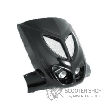 Přední maska BCD Extreme Tuning s dvojitým halogenem na YAMAHA SLIDER - černá