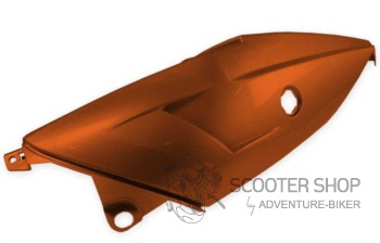 Podsedlový plast levý TNT na skútr Peugeot Speedfight II - oranž. - 366883H