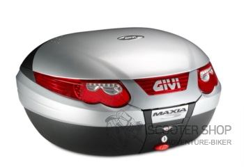 Kufr GIVI E 55A900 Maxia 3 se stříbrným matným víkem (Monokey)