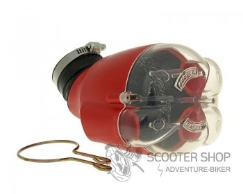Vzduchový filtr DOPPLER průměr 28-35mm, červený