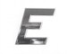 Znak E samolepící PLASTIC