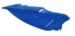 Podsedlový plast pravý TNT na skútr Peugeot Speedfight II - modrý elox. - 366886I