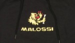 Skútr mikina s kapucí z kolekce Malossi - černá...
