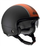 Přilba GIVI X.05 FD010 černá s oranžovým pruhem, jet s čirým plexi