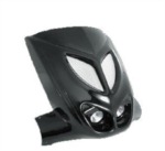 Přední maska BCD Extreme pro skútr MBK STUNT /AMAHA SLIDER - černá - 02300
