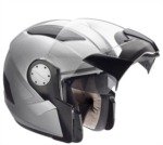 Helma GIVI X.06 plus G730 stříbrná sluneční clonou a odklápěcí plexi s čelistí