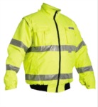Reflexní bunda na moto - skútr CLOVELY M - XXXL