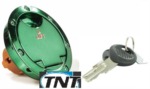 Palivové víko TNT pro skútry - scooter MBK Nitro/Yamaha - zelené