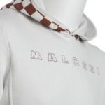 Mikina s kapucí Malossi GRIFFE START bílá - S, ...