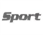 Znak SPORT samolepící PLASTIC