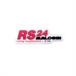Malossi RS 24 samolepka na skútr 14x4,5 cm - 1ks - 95181