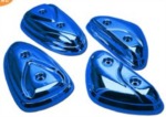 Sada protektorů TNT pro skútr MBK Stunt YAMAHA Slider - modrá elox.