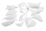 Sada plastů STR8 pro Peugeot Speedfight II - 13 ks. - BÍLÁ - 15140