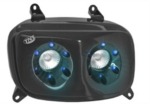 Tuningová světla na skútr LED od TNT pro MBK Booster a YAMAHA Bw's 12, černé