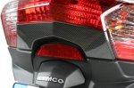 Zadní kapotáž imitace KARBON na skútr Kymco Downtown 125/200/300