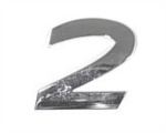 Znak 2 samolepící PLASTIC